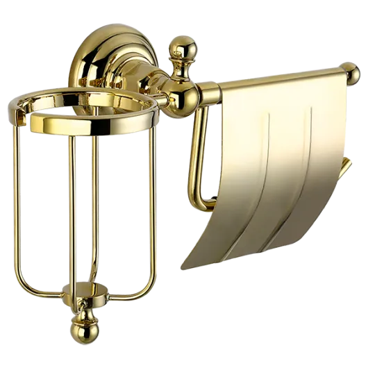 Держатель туалетной бумаги и освежителя воздуха PRAKTIC Bronze PRK-360-Bronze Elghansa