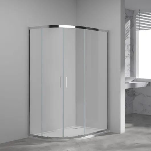 Душевой уголок Garda VSJ-1G129CL, 1200*900, хром, стекло прозрачное Vincea