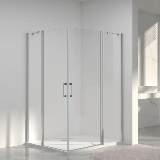Душевой уголок Orta VSS-1O1010CL, 1000*1000, хром, стекло прозрачное Vincea