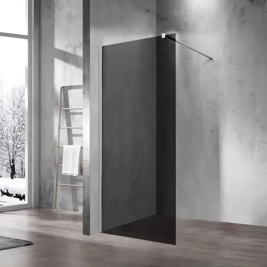 Душевая перегородка Walk-In VSW-1H100CG,1000*2000, хром, стекло тонированное Vincea
