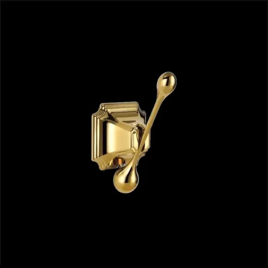 Крючок одинарный, круглый ELGHANSA HRM-900-Gold