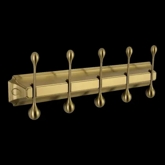 Панель с 5 круглыми крючками ELGHANSA HRM-950-Bronze