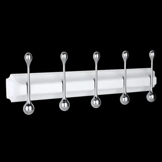 Панель с 5 круглыми крючками ELGHANSA HRM-950-White/Chrome