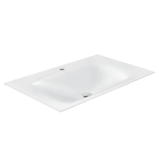 Раковина из искусственного камня, цвет белый VCB-1F800W Vincea
