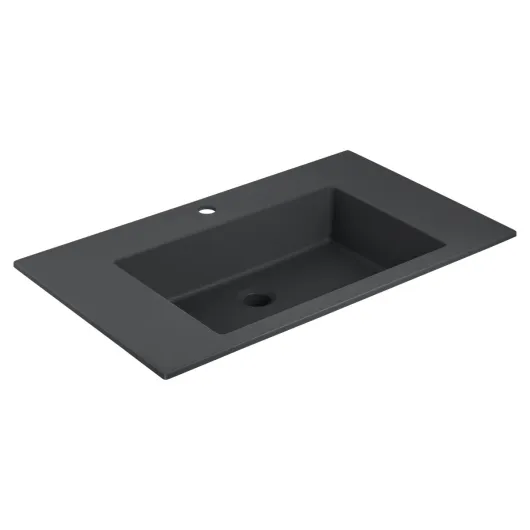 Раковина из кварца, цвет черный VCB-13800B Vincea