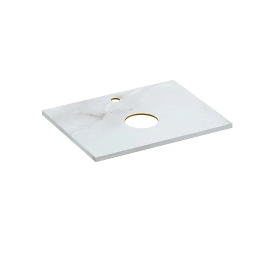 Столешница STONE из керамогранита Aura 60x45x2 светло-серый сатиновый 63857 Cersanit