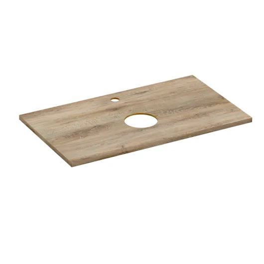 Столешница WOOD из керамогранита Spirit 80x45x2 орех матовый 64188 Cersanit