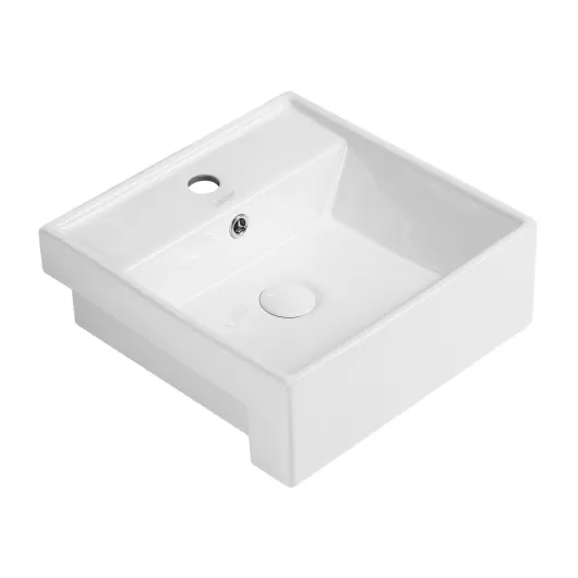Раковина накладная Rechteck AC2208 белая Abber