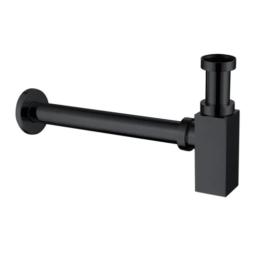 Сифон для раковины AF0031B черный матовый ABBER