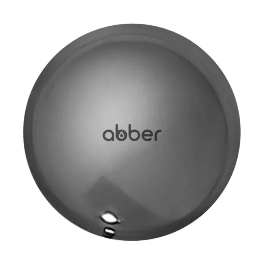 Накладка на слив для раковины AC0014GS серебро, керамика ABBER