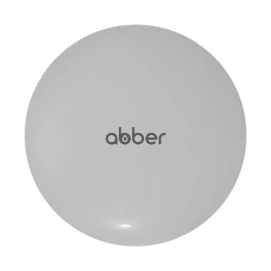 Накладка на слив для раковины AC0014MLG светло-серая матовая, керамика ABBER