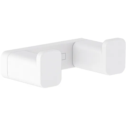 Крючок двойной AddStoris  матовый белый 41755700 HANSGROHE