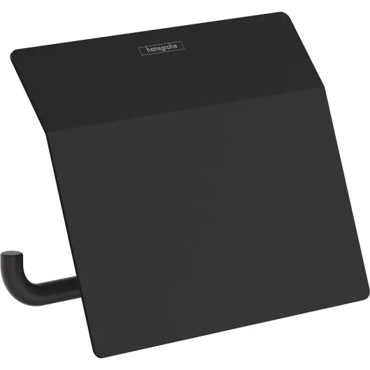 Бумагодержатель AddStoris матовый черный 41753670 HANSGROHE