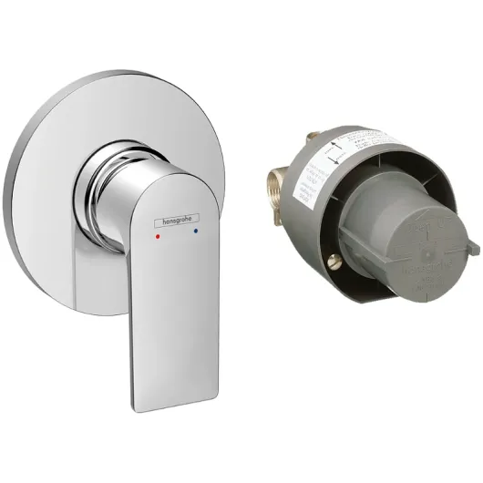 Смеситель для душа  (внешняя и скрытая часть) Rebris E 72658000 HANSGROHE
