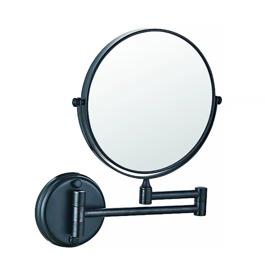 Зеркало для ванной Ø200 мм, черный матовый ALTRE AZ-211B Azario