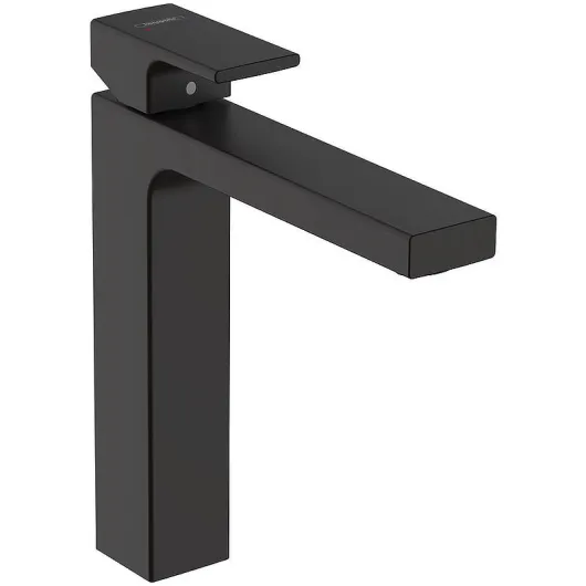 Смеситель для раковины матовый черный Vernis Shape 190 71562670 HANSGROHE