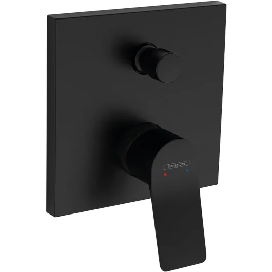 Смеситель для ванны Vivenis матовый черный 75415670 HANSGROHE