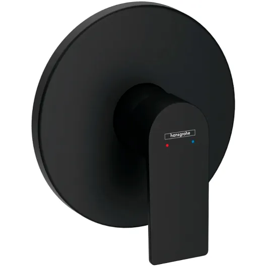 Смеситель для душа  (внешняя часть) матовый черный Rebris E 72668670 HANSGROHE