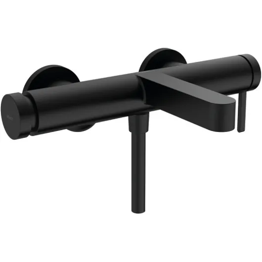 Смеситель для ванны  матовый черный Finoris 76420670 HANSGROHE