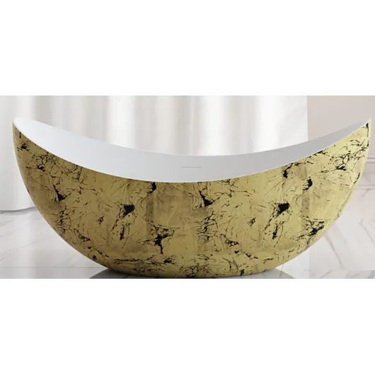Ванна акриловая отдельностоящая 180х80 AB9333Gold ABBER