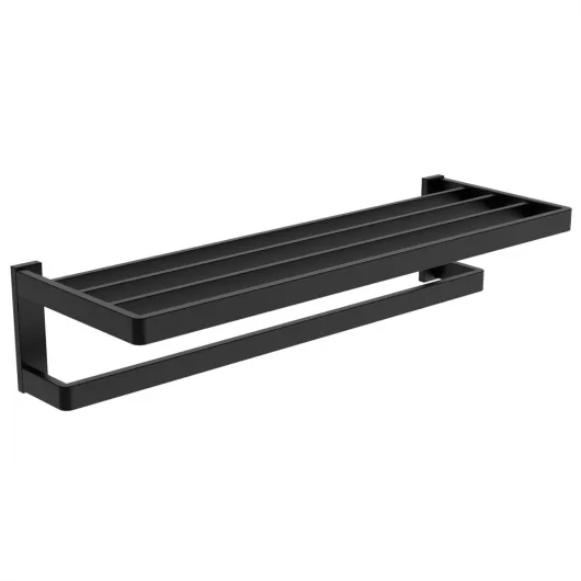 Полка для полотенец Westen AA1758B черная матовая Abber