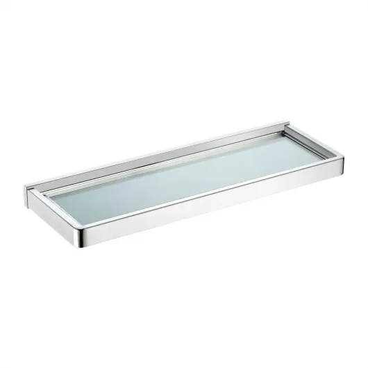 Полка стеклянная Westen AA1759 хром Abber