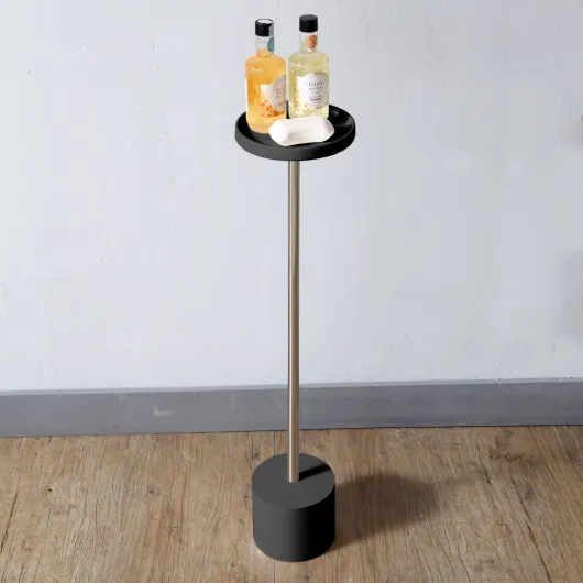 Стойка для ванной комнаты Stein AS1634MB черная матовая Abber