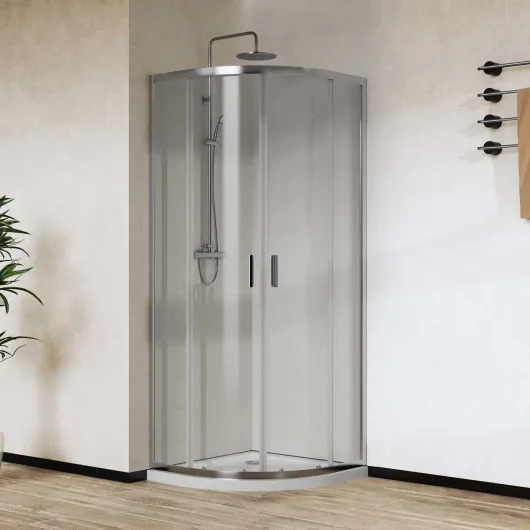 Душевой уголок City  90х90, хром, стекло прозрачное  VSQ-5CT90CL Vincea