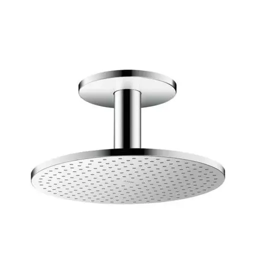 Верхний душ 300 1jet с потолочным подсоединением, хром AX ShowerSolutions 35301000 HANSGROHE