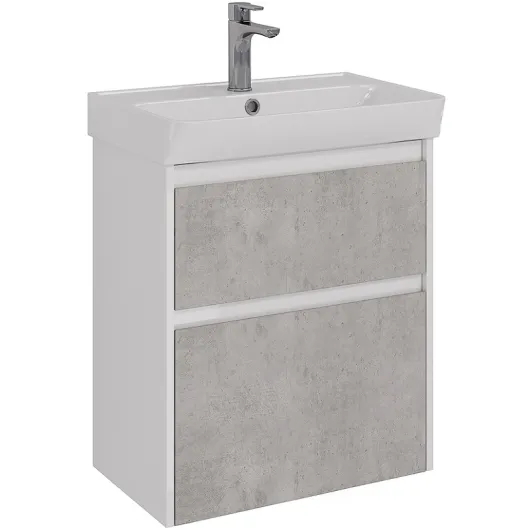 Тумба под раковину Combi 60 см LM03C60T-Beton Lemark