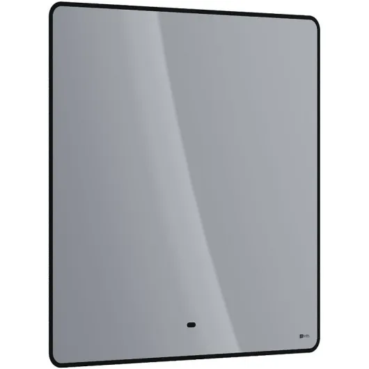 Зеркало Mioblack 80х80 см с интерьерной подсветкой и подогревом LM80ZM-black Lemark