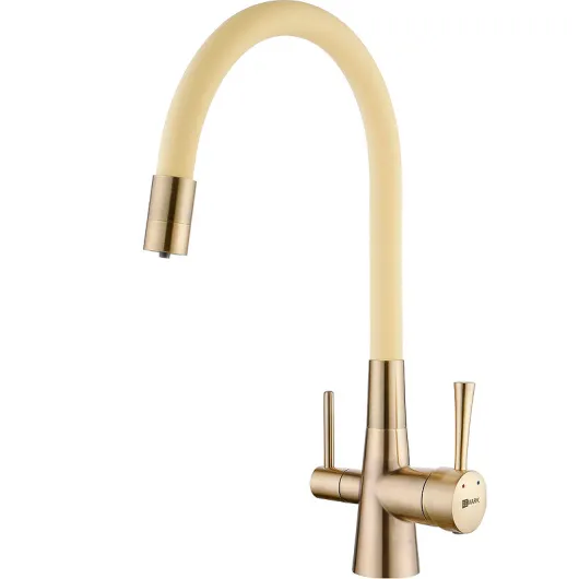 Смеситель для кухни  с подключением к фильтру LM3075B-Beige Lemark