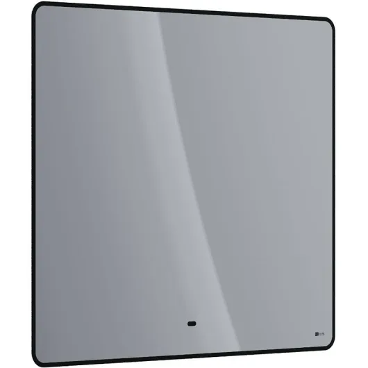 Зеркало Mioblack 90х80 см с интерьерной подсветкой и подогревом LM90ZM-black Lemark