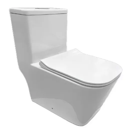Унитаз-моноблок безободковый Pro MONO  с сиденьем микролифт MO-8706 Triton