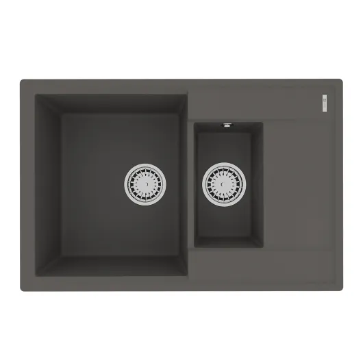 Кухонная мойка RAMZA 760 9910041 серый шелк Lemark