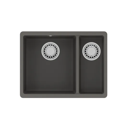 Кухонная мойка SINARA 550.2-U 9910083 серый шелк Lemark