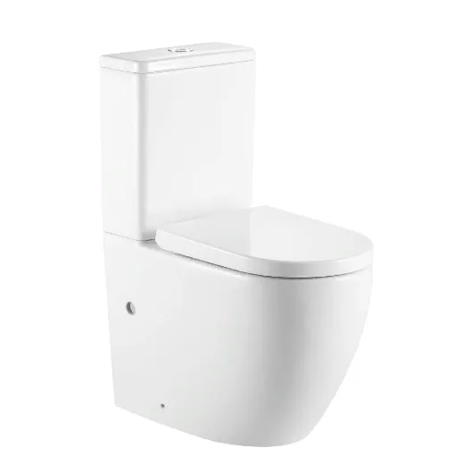 Унитаз-компакт безободковый Pro Corso с сиденьем микролифт CO-3806  Triton