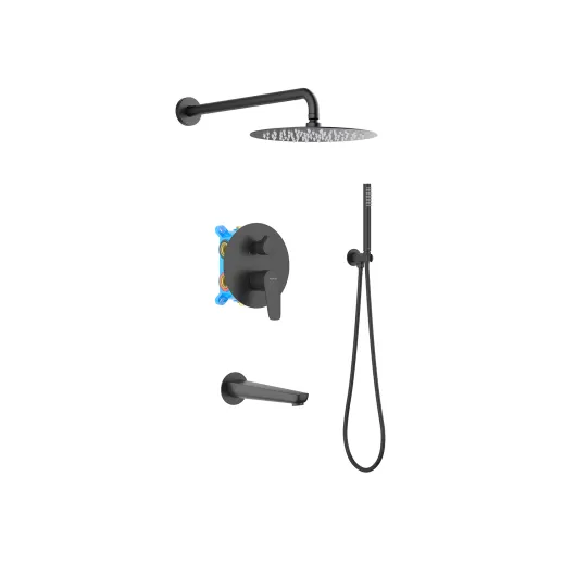Душевой комплект Set 4 в 1 Бетта AQ1173MB Aquatek