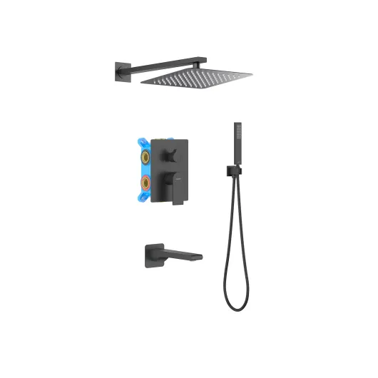 Душевой комплект Set 4 в 1 Лира AQ1473MB Aquatek