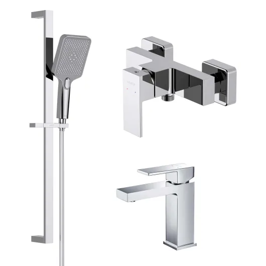 Комплект смесителей Либра AQ1631CR Aquatek