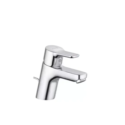 Смеситель для раковины PURE EASY однорычажный,с донным клапаном/12,5х12/ (хром) 373850565 Kludi