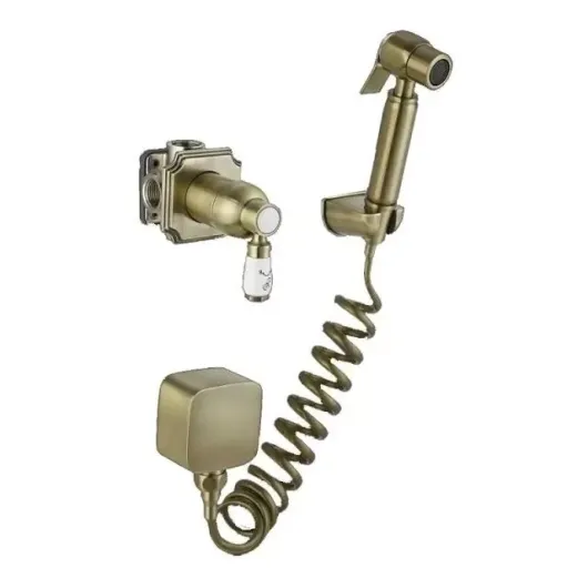 Смеситель для скрытого монтажа с набором для биде 24C0784-Bronze (Set-49) ELGHANSA