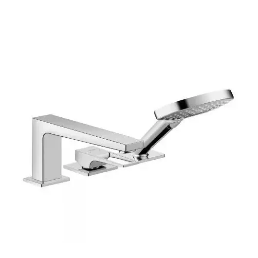Смеситель на край ванны, на 3 отверстия (нужна СЧ 13437180) Metropol 32550000  HANSGROHE