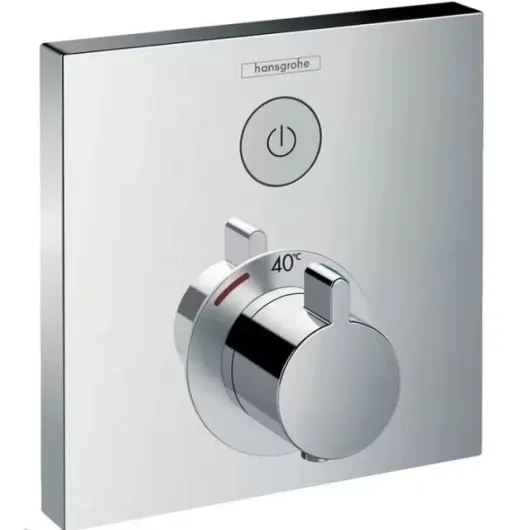 Термостат ShowerSelect, скрытого монтажа, для 1 потребителя, 25 л\мин 15762000  HANSGROHE