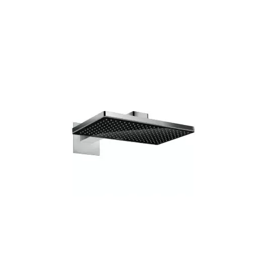 Верхний душ 460 2jet с держателем, черный/хром Rainmaker Select 24005600  HANSGROHE
