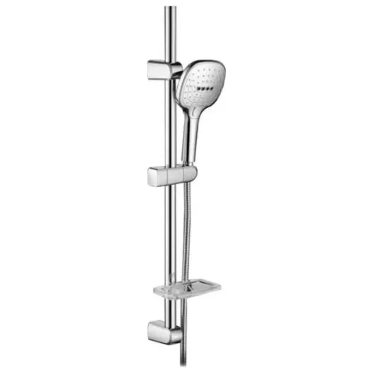 Гарнитур душевой 800 мм с мыльницей и лейкой PK-025-Chrome SB-75S  Elghansa