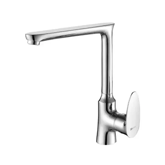 Смеситель для кухни с высоким поворотным изливом, хром LM0205C Lemark