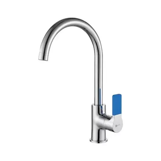 Смеситель для кухни с высоким поворотным изливом, хром LM0605C Lemark