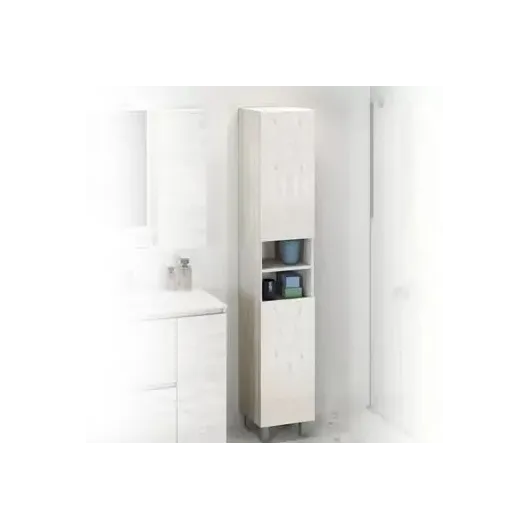 Шкаф-колонна Верона-35-Н дуб белый COMFORTY