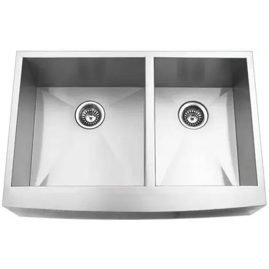 Мойка профессиональная  врезная двойная 838*565*250 н/с KITСHEN SINKS  DS-3320  Elghansa